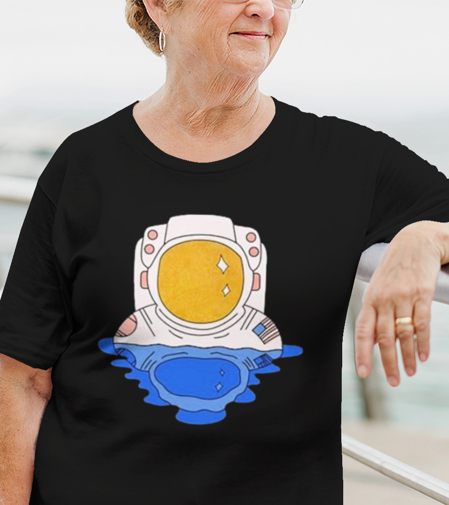 SciShow Buoyancy Lab Astronaut Floating In Water T-Shirt