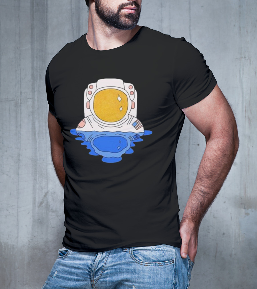 SciShow Buoyancy Lab Astronaut Floating In Water T-Shirt