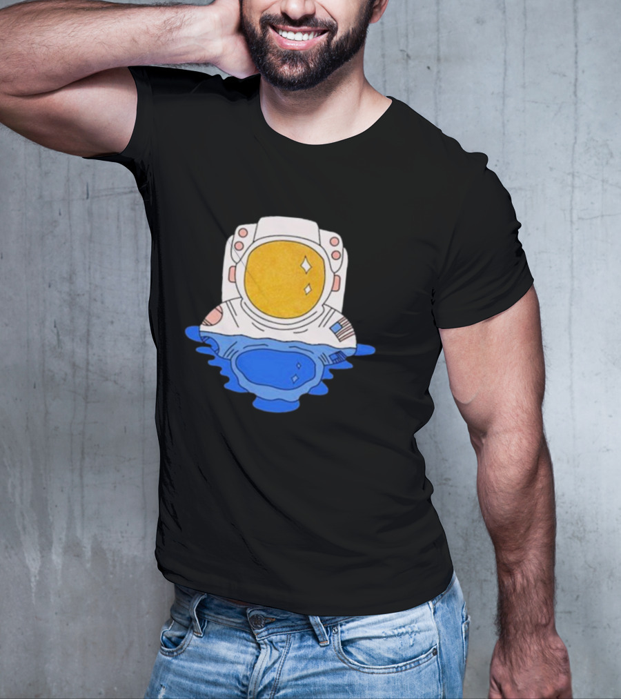 SciShow Buoyancy Lab Astronaut Floating In Water T-Shirt