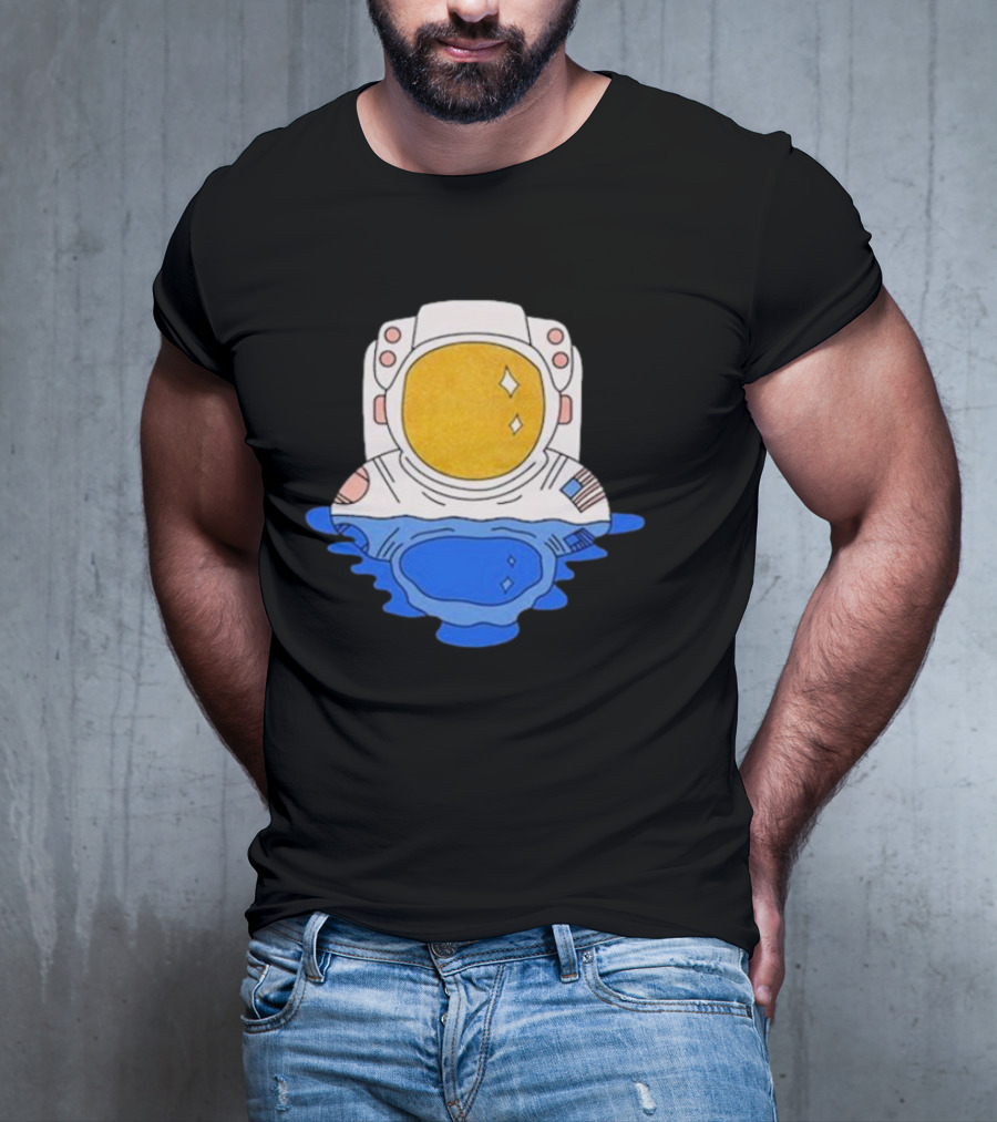 SciShow Buoyancy Lab Astronaut Floating In Water T-Shirt
