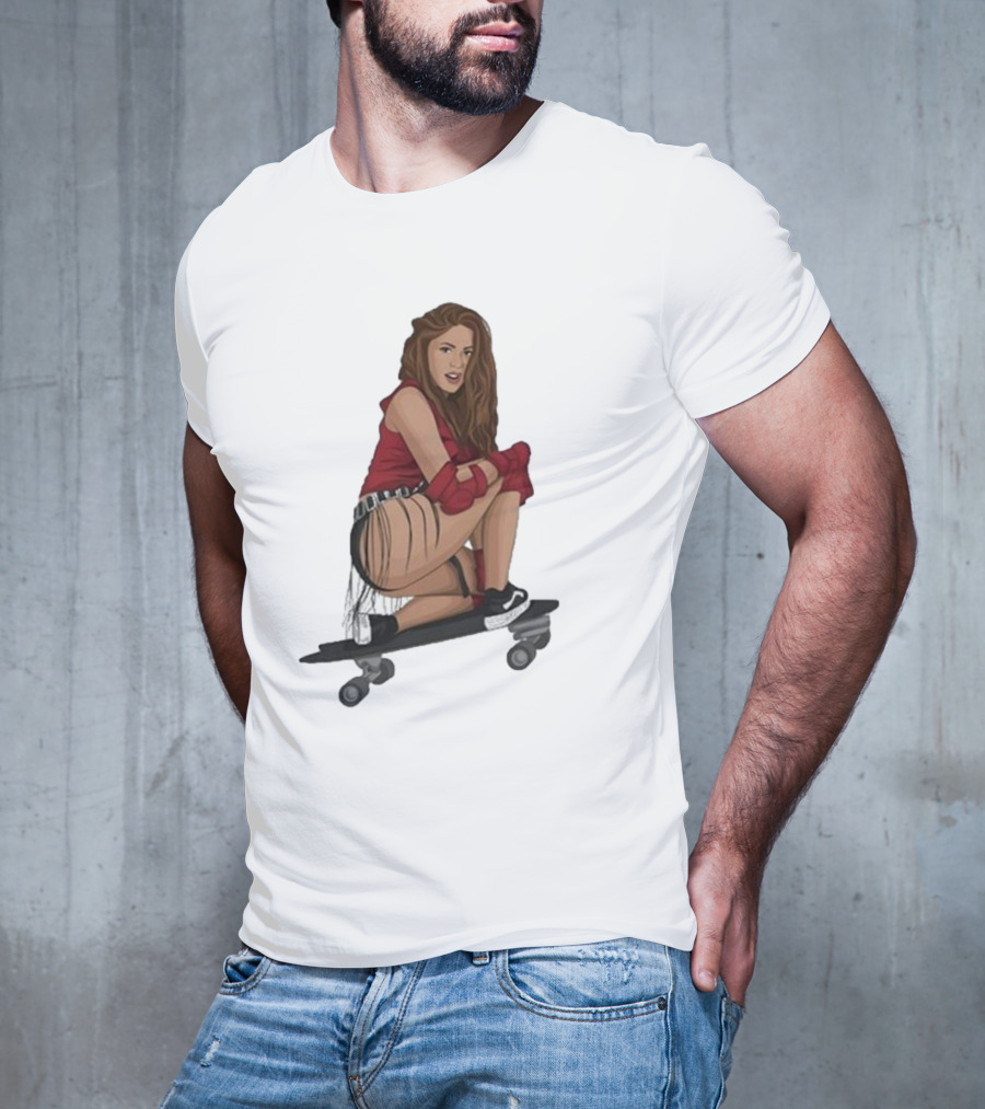 Shakira Girl Like Me Skateboard T-Shirt