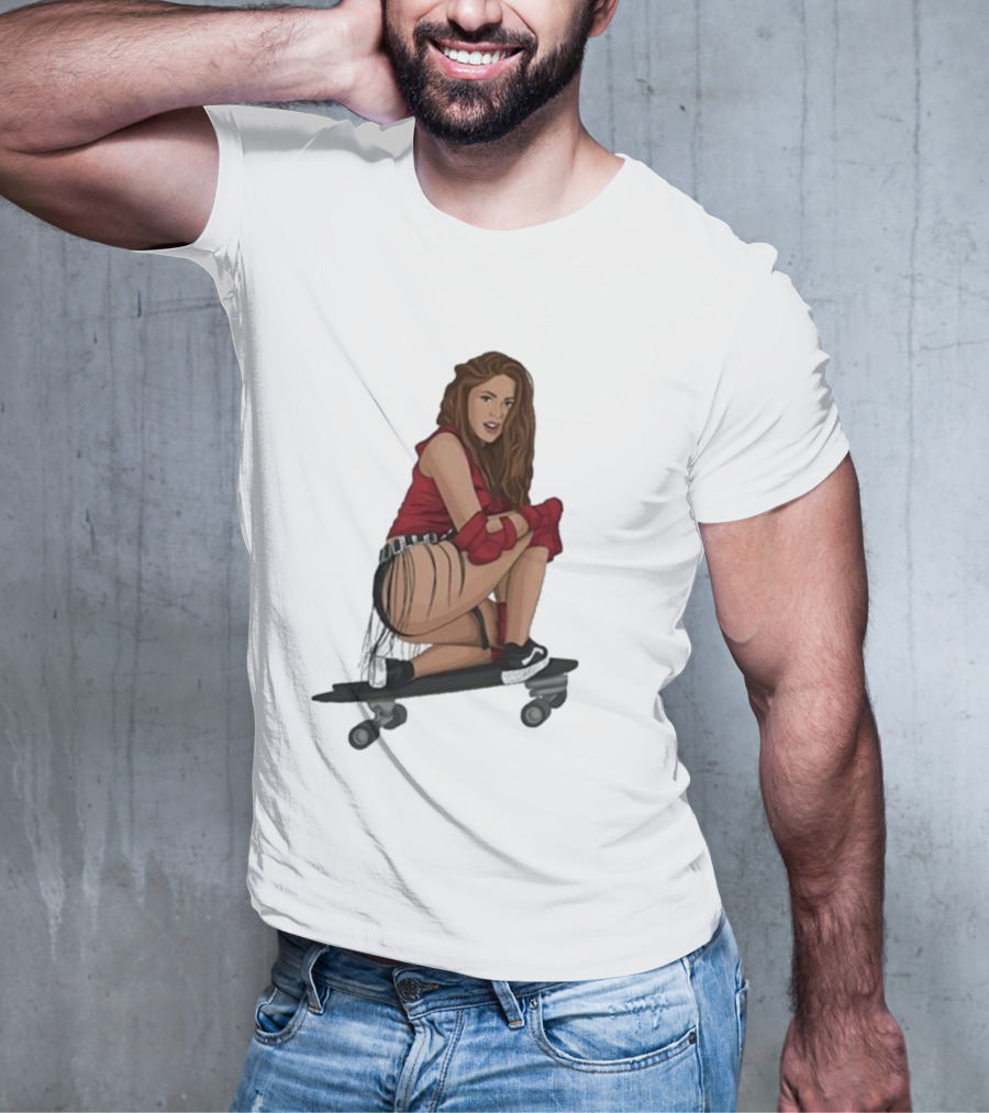 Shakira Girl Like Me Skateboard T-Shirt
