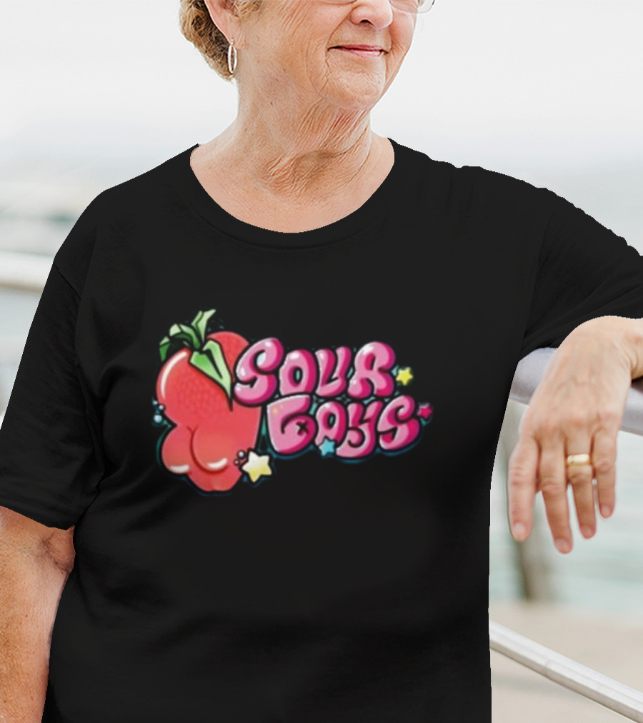 Sourboys Squishy Strawberry Stars T-Shirt