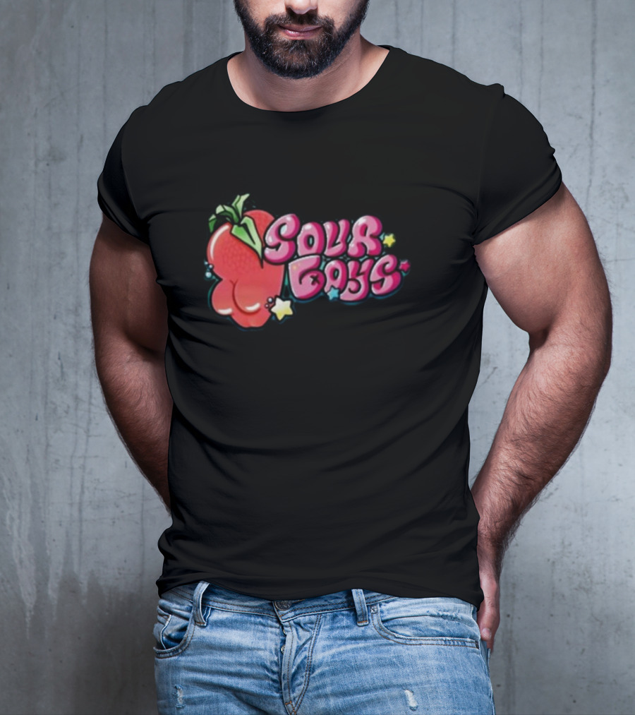 Sourboys Squishy Strawberry Stars T-Shirt