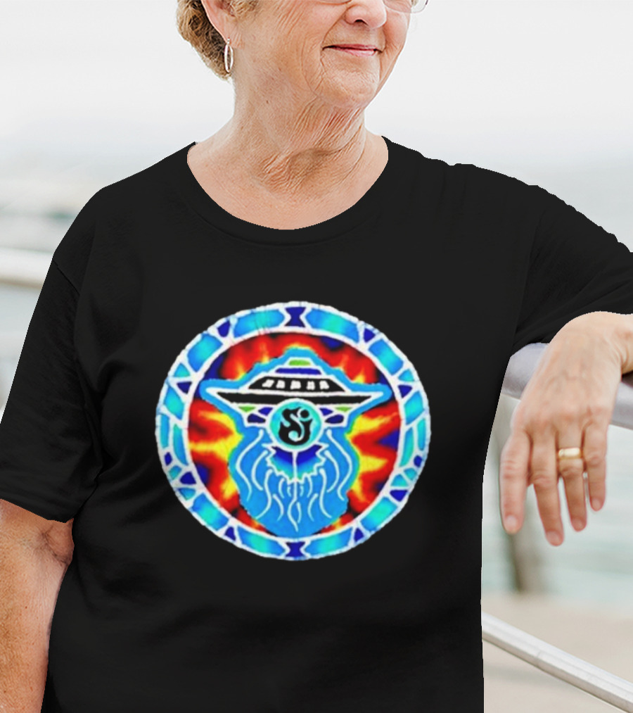 The String Cheese Incident Subterranean Vision UFO Psychedelic Mandala T-Shirt