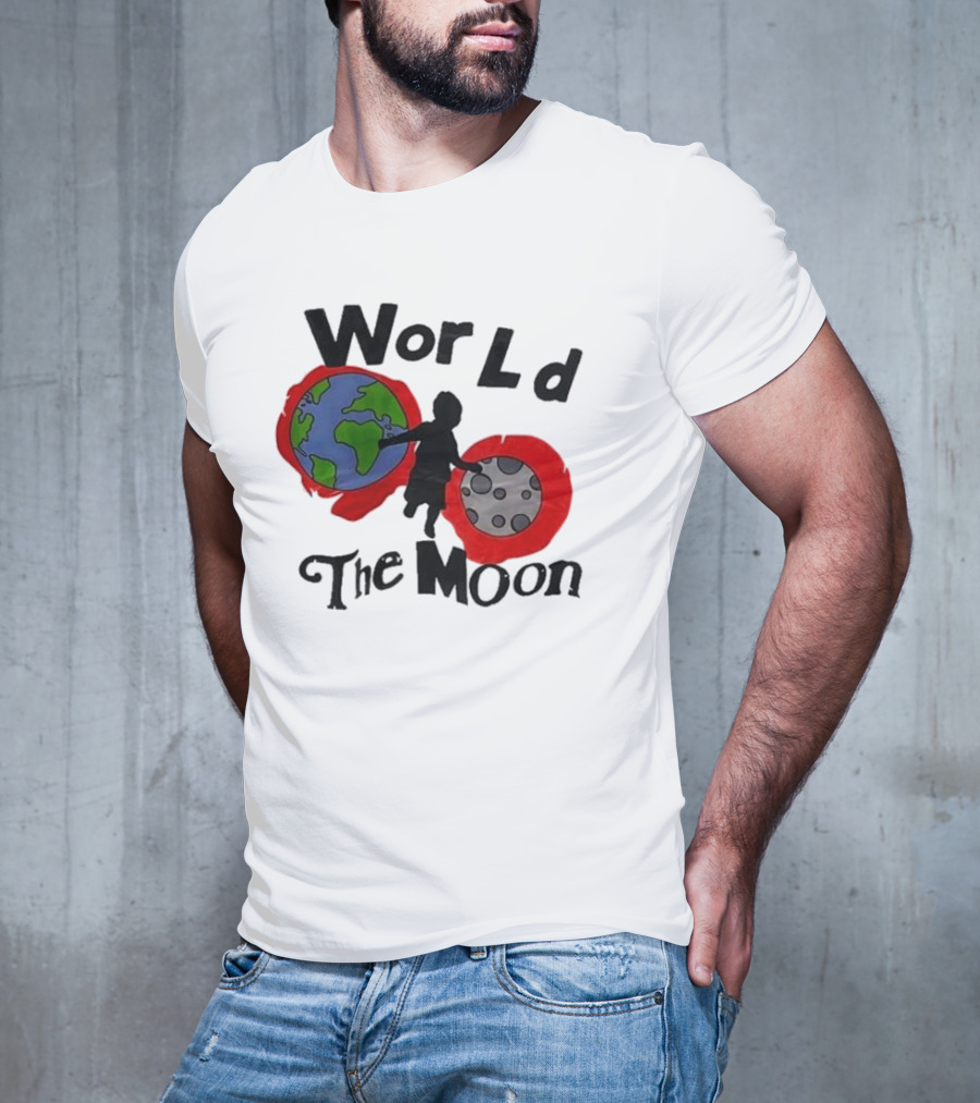 World The Moon Child Earth And Moon T-Shirt
