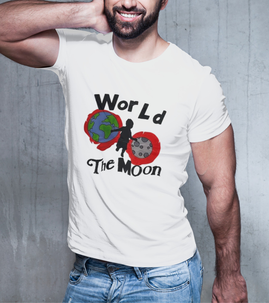 World The Moon Child Earth And Moon T-Shirt
