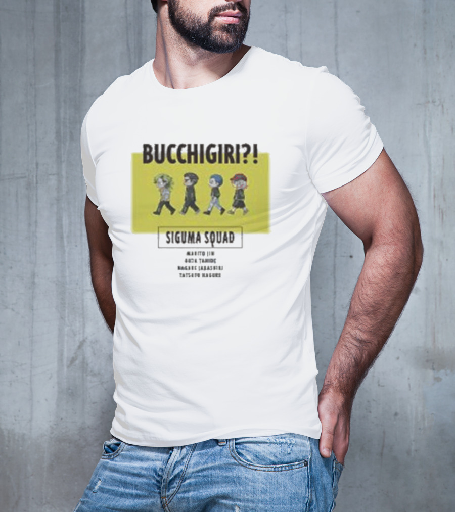 Bucchigiri Siguma Squad Anime Walk Chibitoko Series T-Shirt
