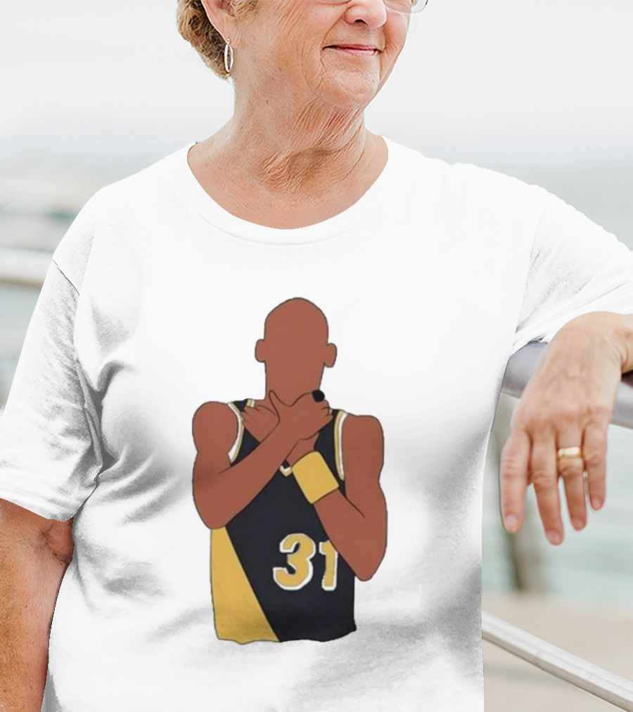 Candace Parker Reggie Miller 31 Gesture Basketball Fan T-Shirt