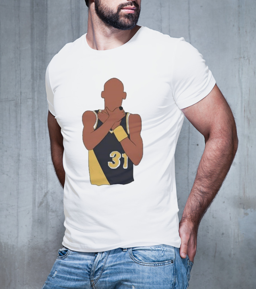 Candace Parker Reggie Miller 31 Gesture Basketball Fan T-Shirt