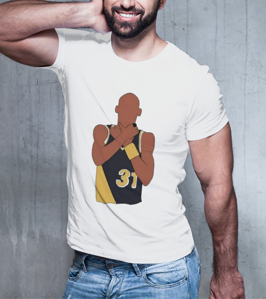 Candace Parker Reggie Miller 31 Gesture Basketball Fan T-Shirt