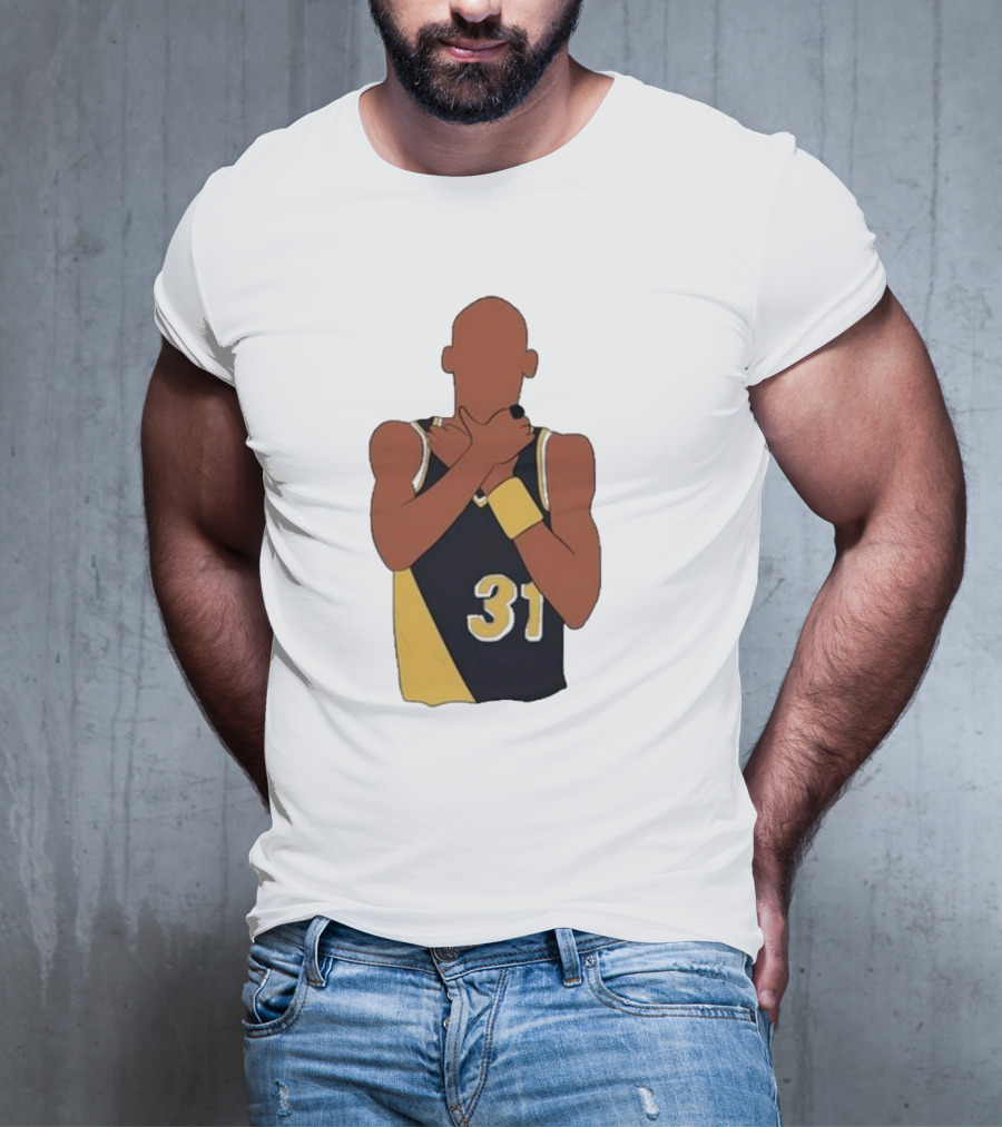 Candace Parker Reggie Miller 31 Gesture Basketball Fan T-Shirt