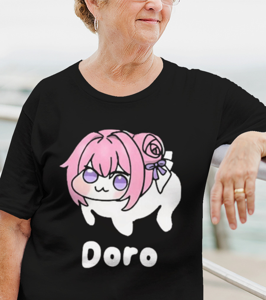 Doro Nikke Anime Pink Hair Character T-Shirt