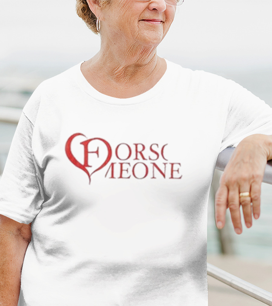 For Someone Heart Red Letter T-Shirt