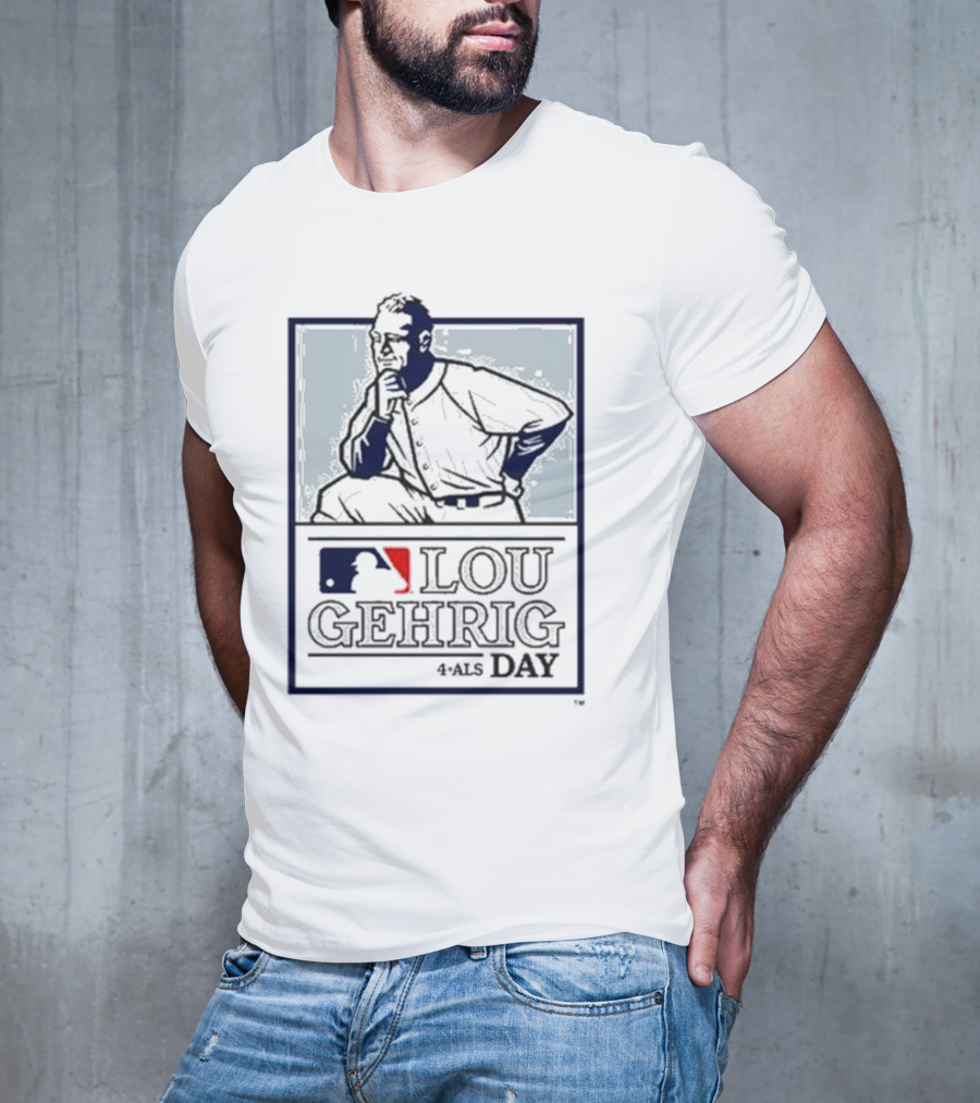 Lou Gehrig MLB 4 ALS Day T-Shirt