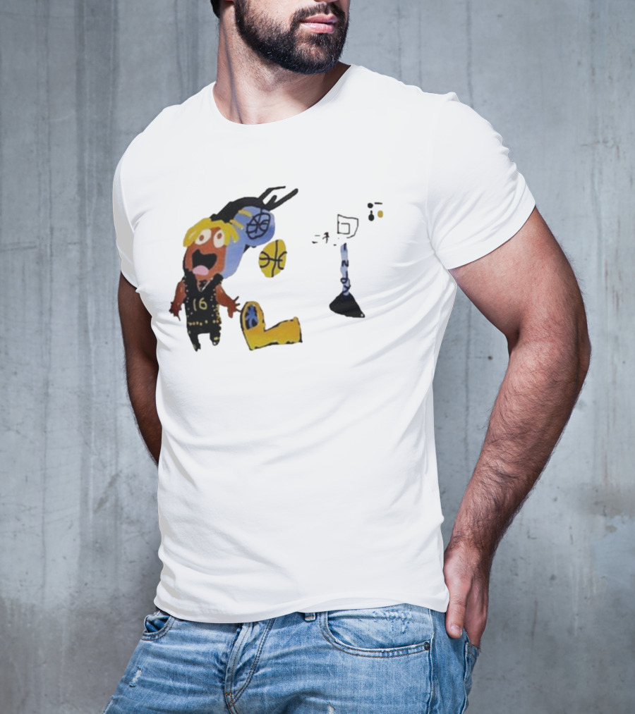 Tyrese Haliburton James Johnson Son Basketball Cartoon T-Shirt