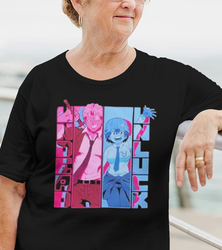 Undead Unluck Andy Fuuko Manga Panel T-Shirt