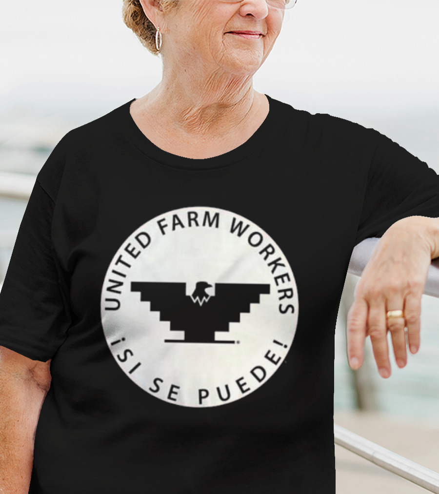 United Farm Workers ¡Sí Se Puede Eagle Emblem T-Shirt