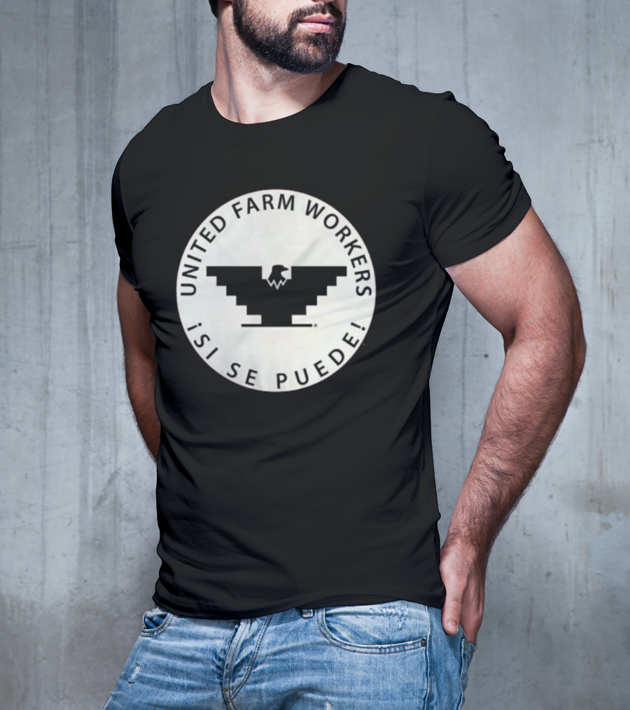 United Farm Workers ¡Sí Se Puede Eagle Emblem T-Shirt