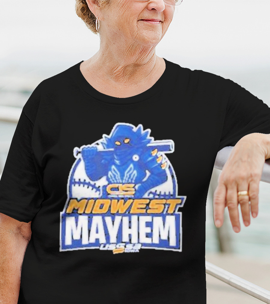CS Midwest Mayhem USSSA Iowa Baseball T-Shirt
