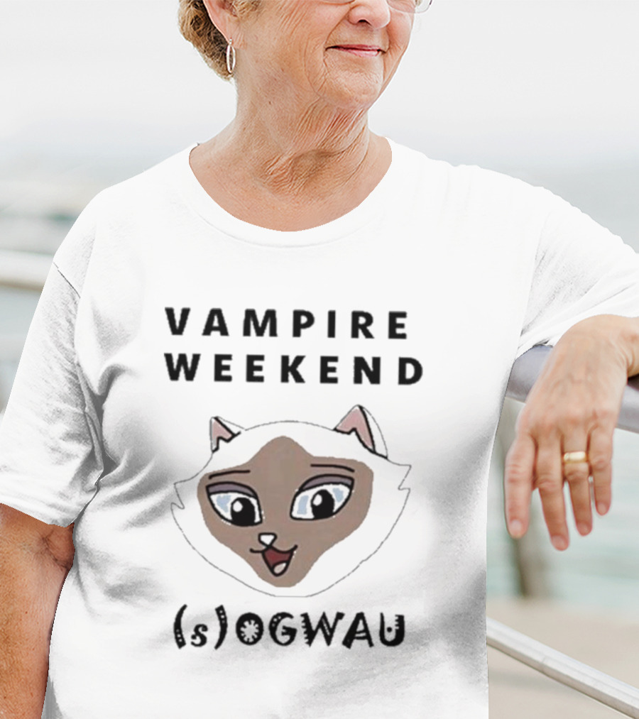 Vampire Weekend (s)OGWAU Cat Face T-Shirt