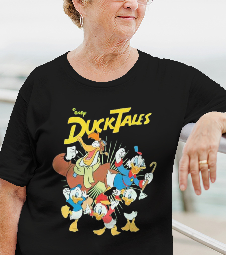 DuckTales Vintage Cast Disney Duck Cartoon Characters T-Shirt