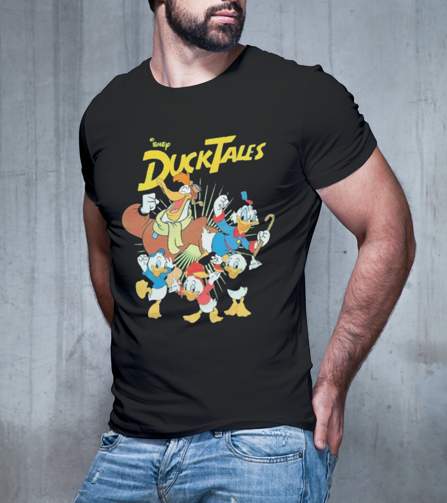 DuckTales Vintage Cast Disney Duck Cartoon Characters T-Shirt