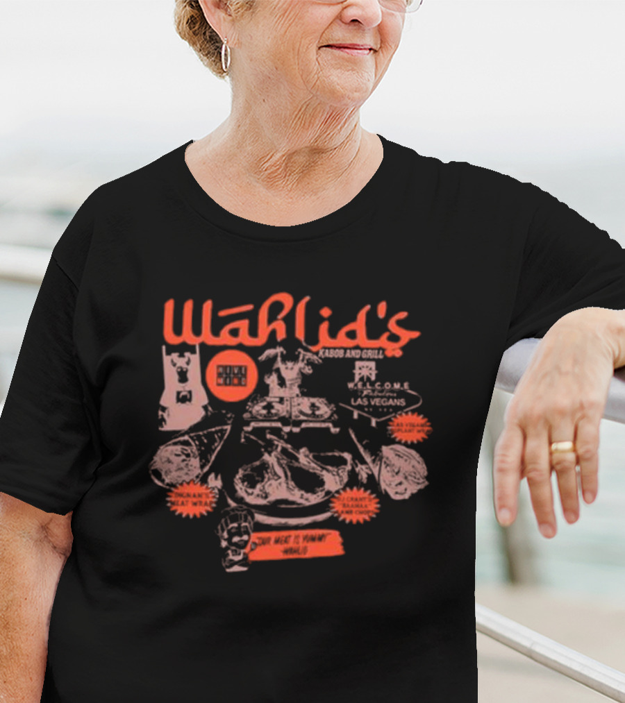 Wahlid's Kabob And Grill Hive Mind Menu Las Vegas Enjoy America’s Meat Wrap T-Shirt