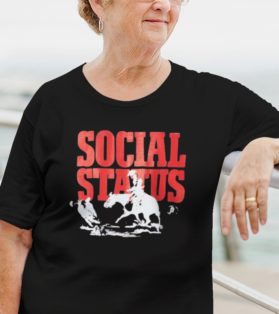 Social Status Cowboy Western T-Shirt
