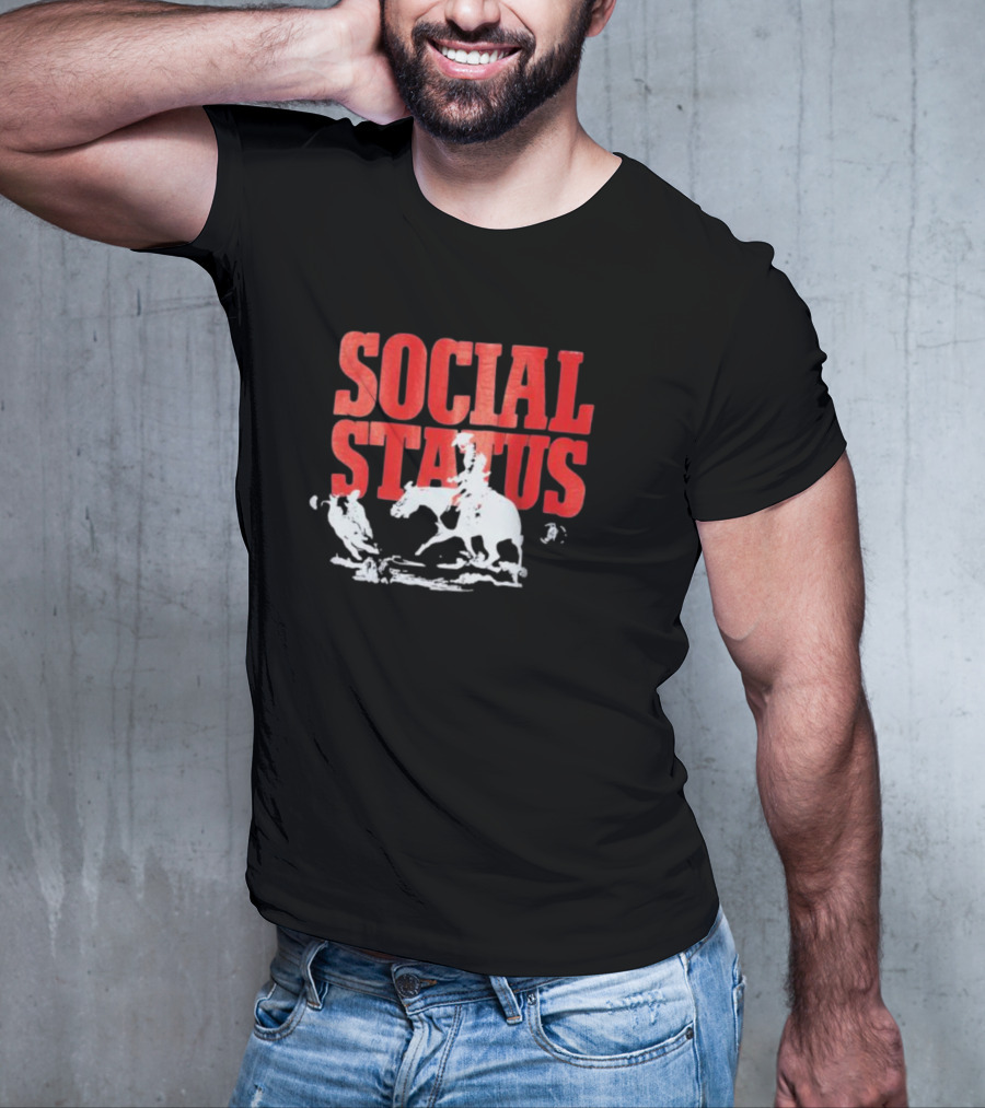 Social Status Cowboy Western T-Shirt