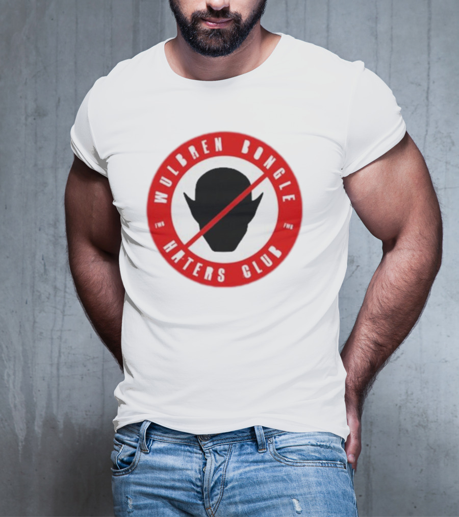 Wulbren Bongle Haters Club FWB Logo Red Circle T-Shirt