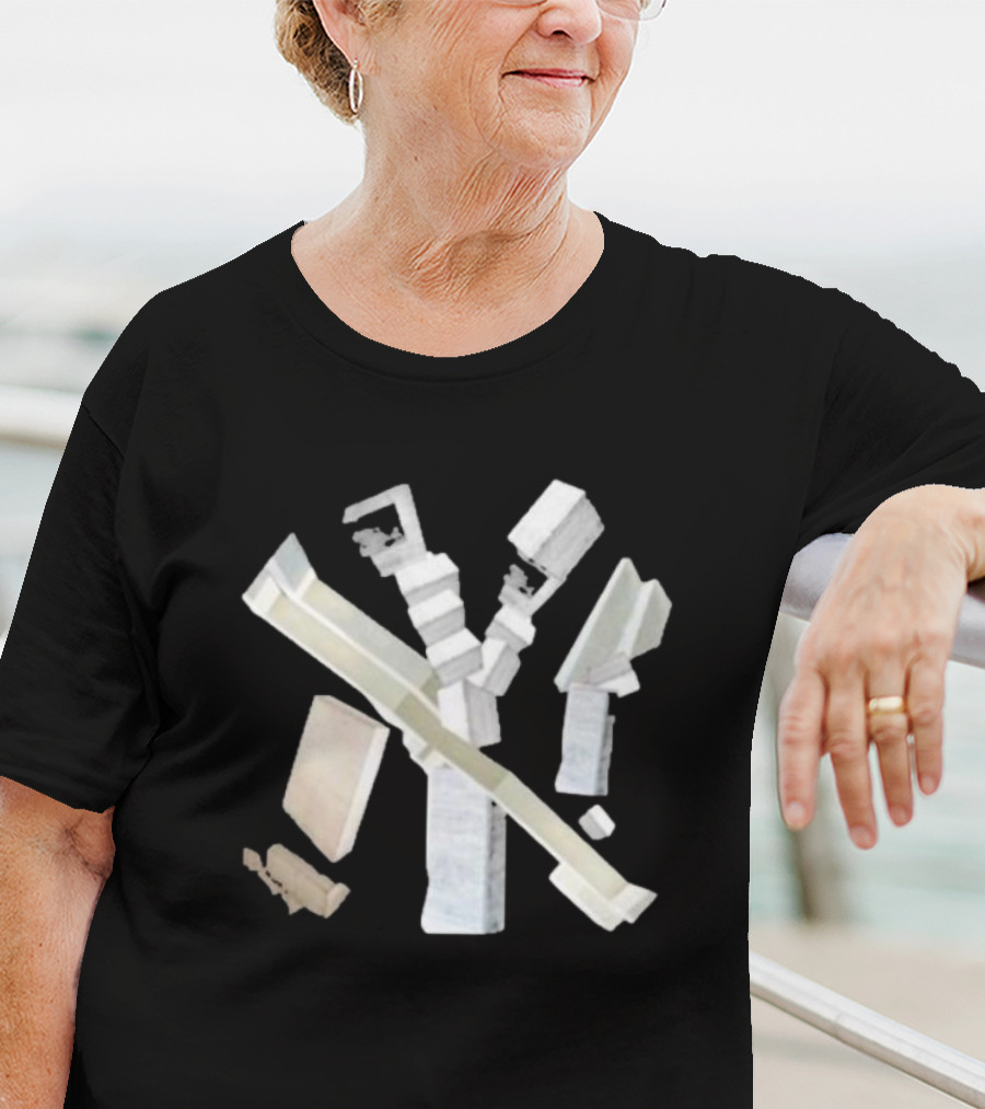 New York Bricks Urban Abstraction Iconic T-Shirt