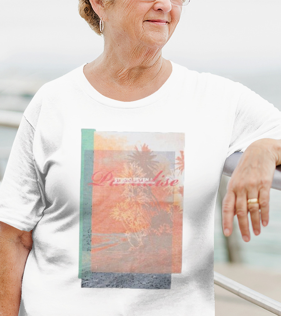 Paradise Studio Seven Tropical Overlay T-Shirt