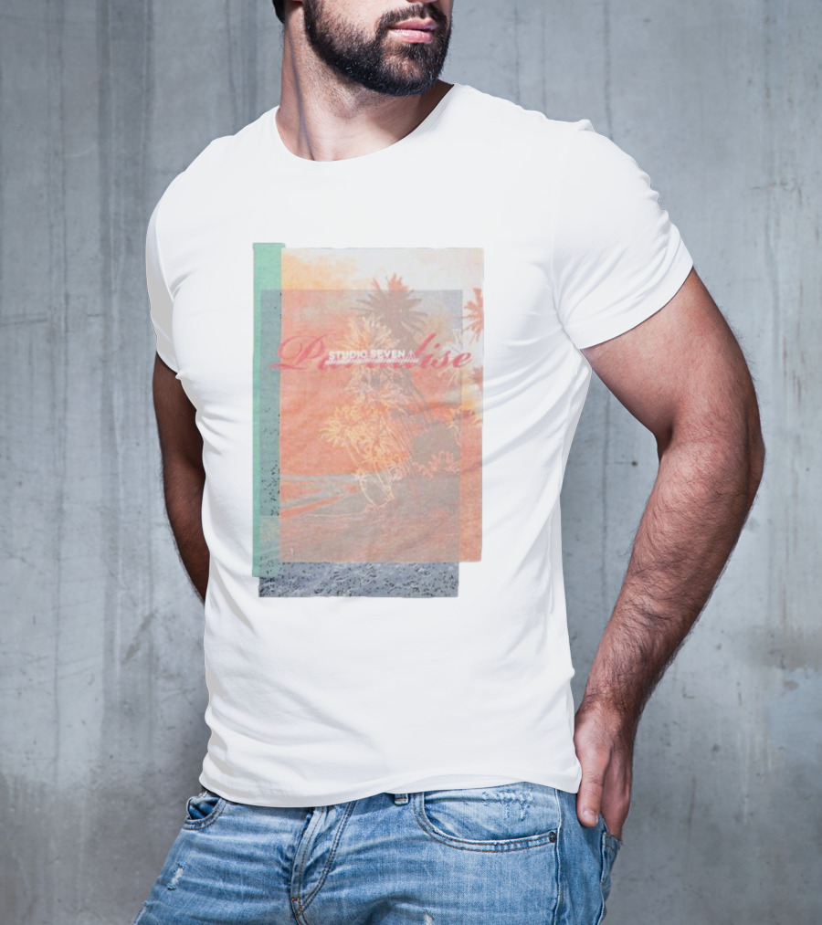 Paradise Studio Seven Tropical Overlay T-Shirt