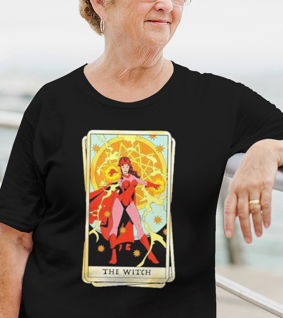 Tarot Card Featuring Scarlet Witch As The Witch T-Shirt