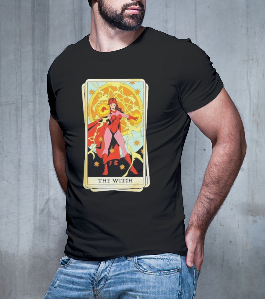 Tarot Card Featuring Scarlet Witch As The Witch T-Shirt