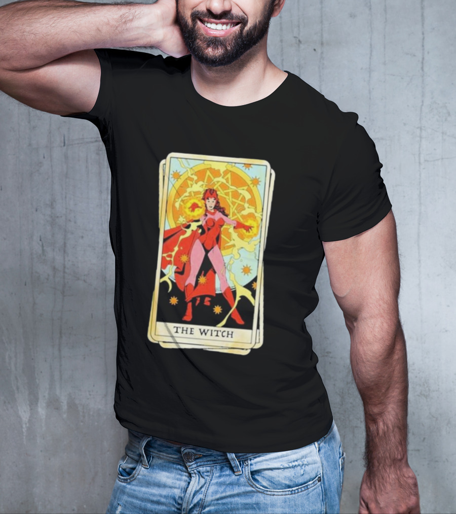 Tarot Card Featuring Scarlet Witch As The Witch T-Shirt