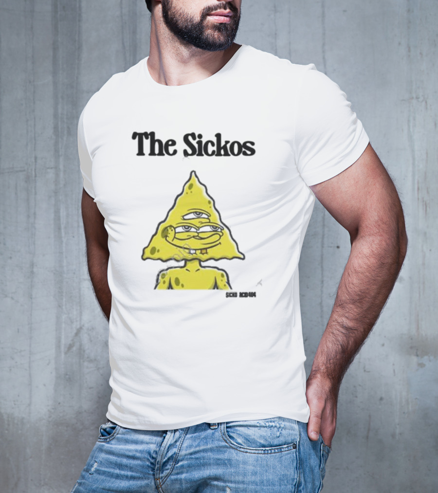 The Sickos Sponge Triangle Character T-Shirt