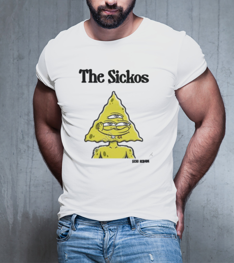 The Sickos Sponge Triangle Character T-Shirt