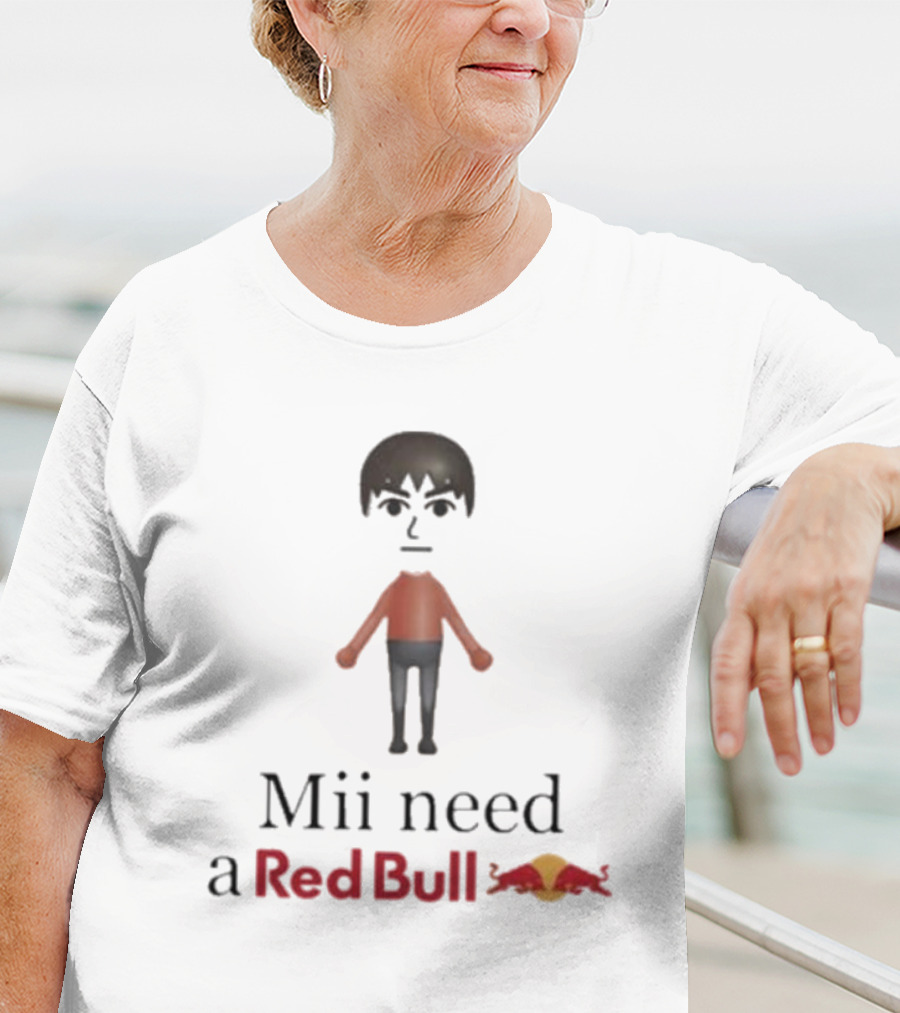 Mii Need A Red Bull Unethicalthreads Gaming Energy T-Shirt