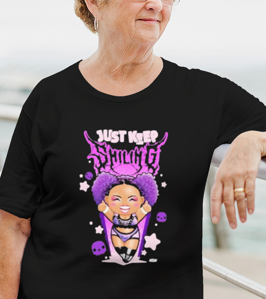 Just Keep Smiling Willow Nightingale Chibi T-Shirt
