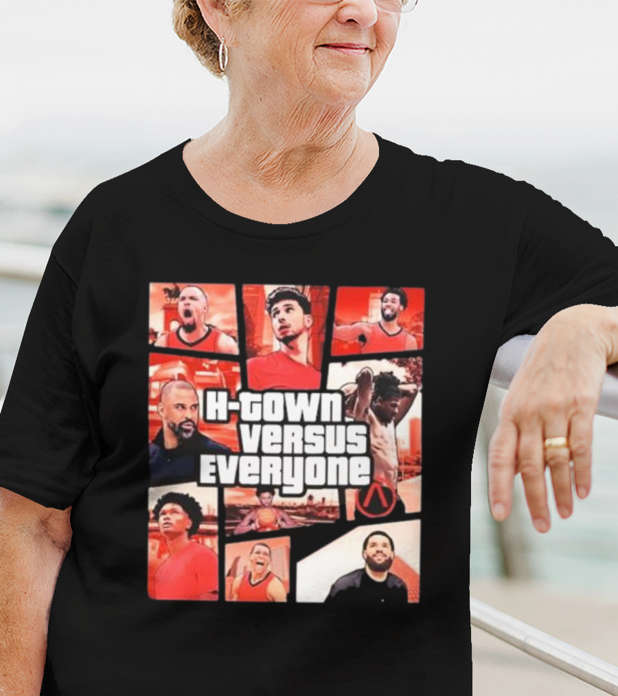 H-Town Versus Everyone Aaron Patterson Style Gta Inspired Sportswear T-Shirt