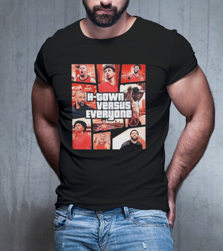 H-Town Versus Everyone Aaron Patterson Style Gta Inspired Sportswear T-Shirt
