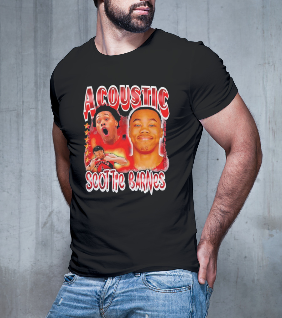 Acoustic Scottie Barnes NBA All-Star Raptors T-Shirt