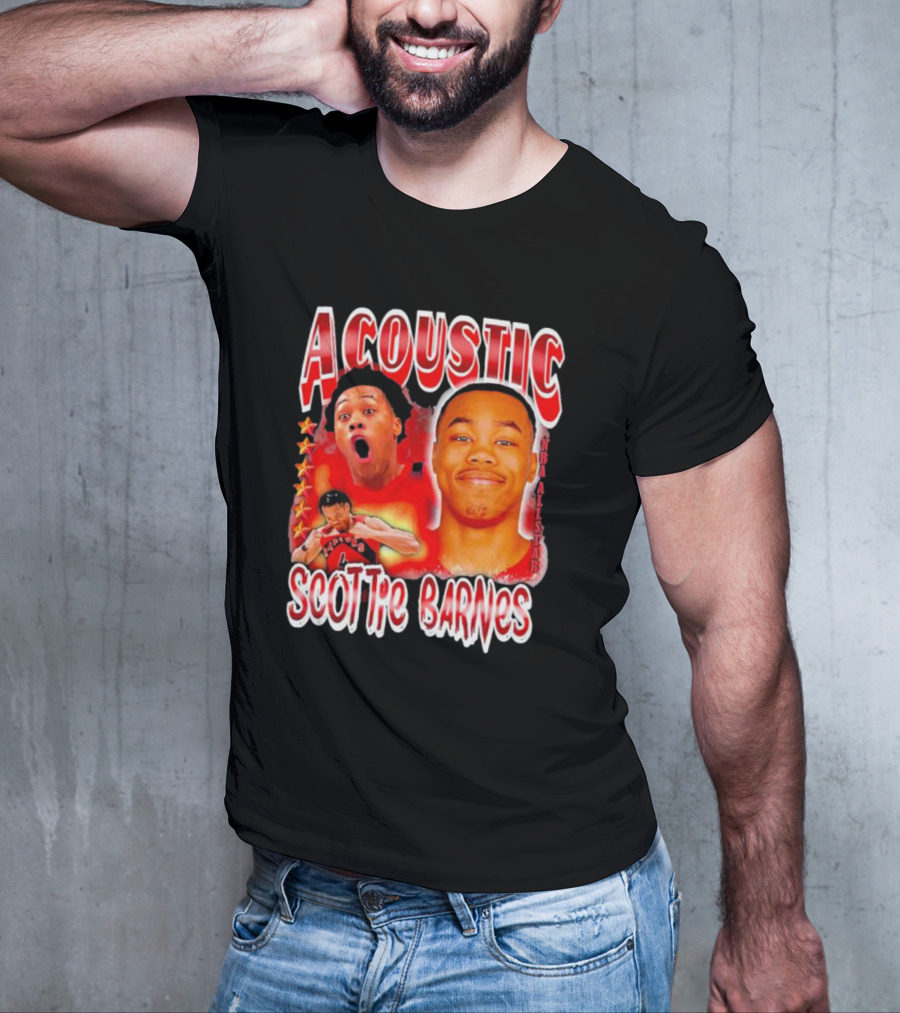 Acoustic Scottie Barnes NBA All-Star Raptors T-Shirt