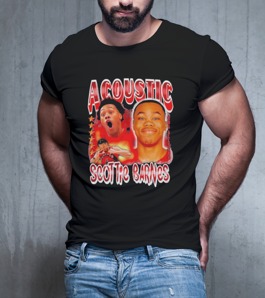 Acoustic Scottie Barnes NBA All-Star Raptors T-Shirt