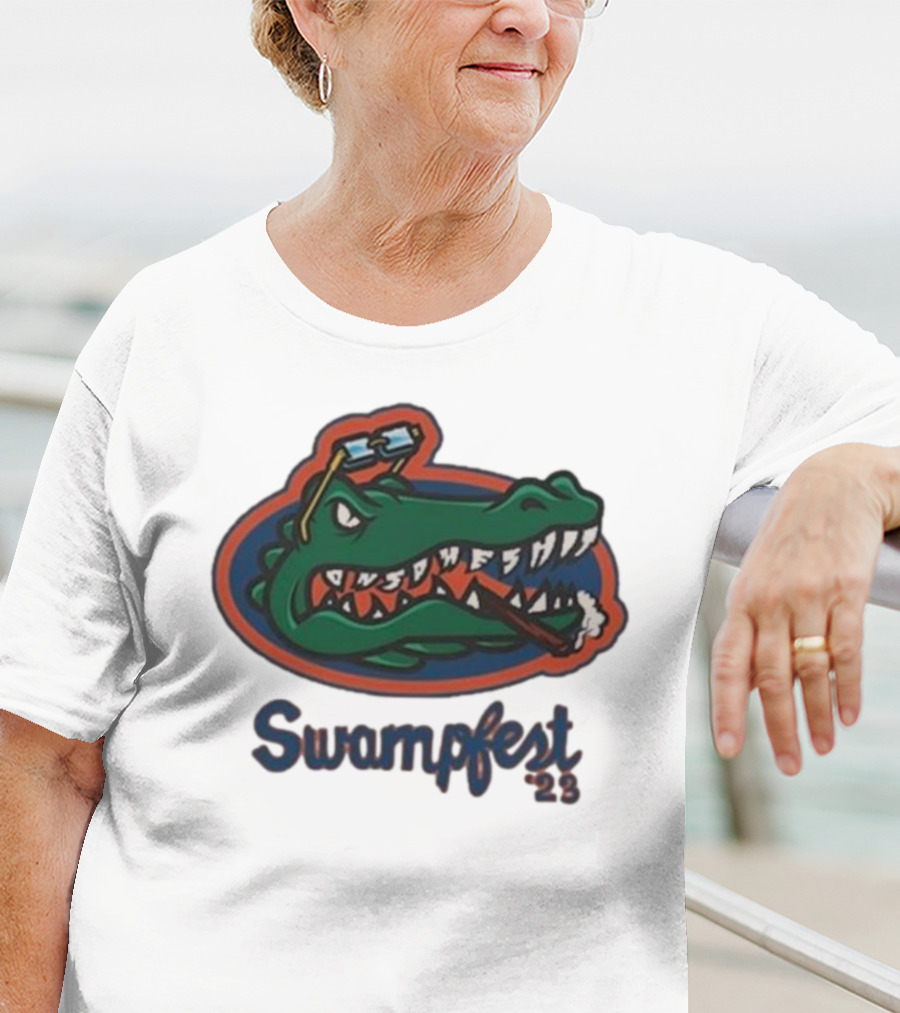 Adam22 Swampfest 23 Gator Smoking Cigar T-Shirt