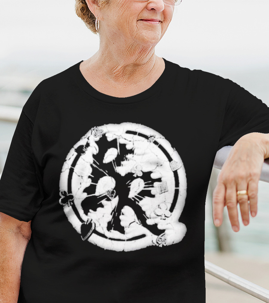 Adin Ross Roulette Brand Risk Playing Card Symbols T-Shirt