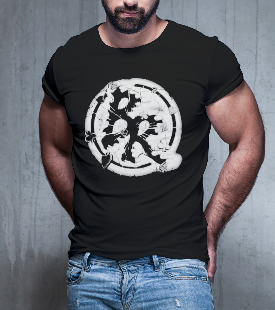 Adin Ross Roulette Brand Risk Playing Card Symbols T-Shirt