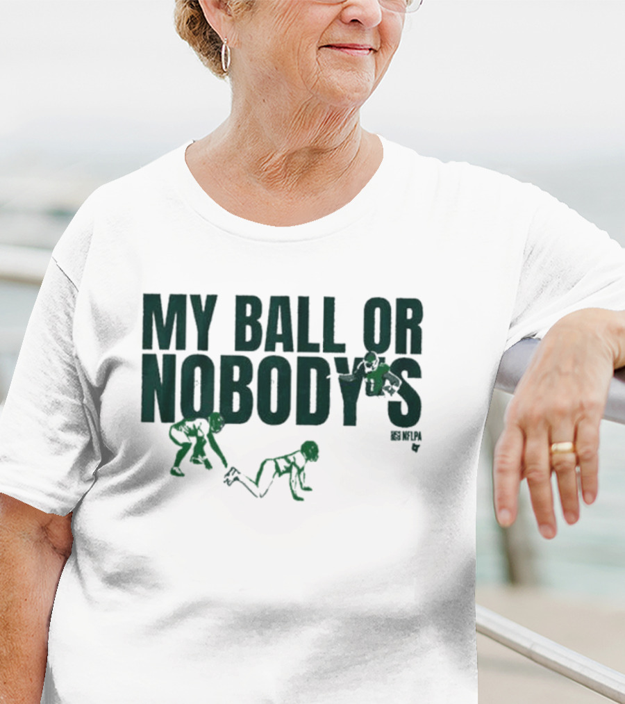 My Ball Or Nobody’s Football Player Icons T-Shirt